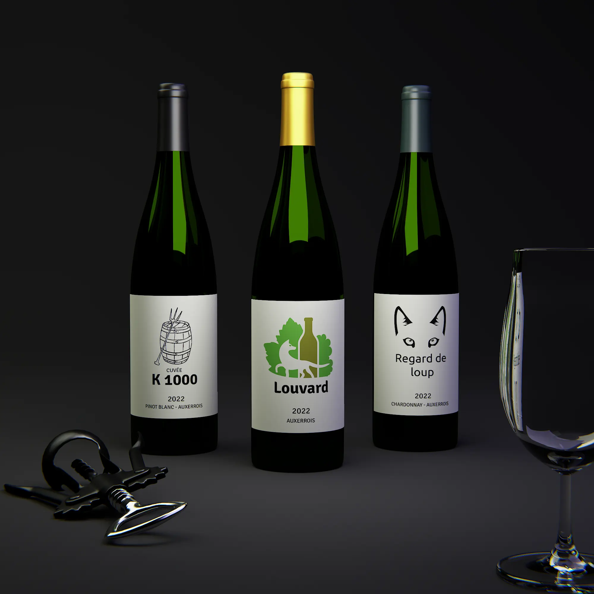 Mockup des bouteilles 2023